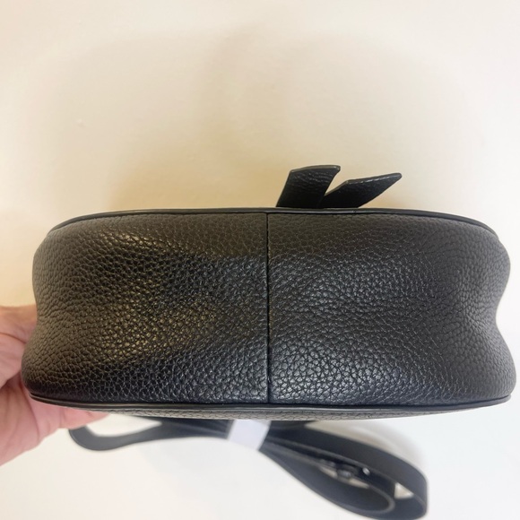 kate spade new york Knott Pebbled Leather Crossbody Saddle Bag - Picture 8 of 15